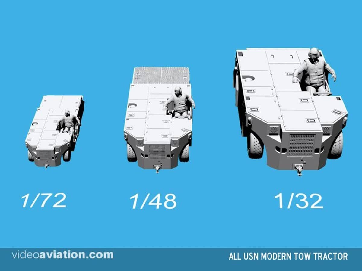 Videoaviation to Produce Final Shipboard Tow Tractor in 148 Scale STT US Navy Carrier Towing Tractor-3