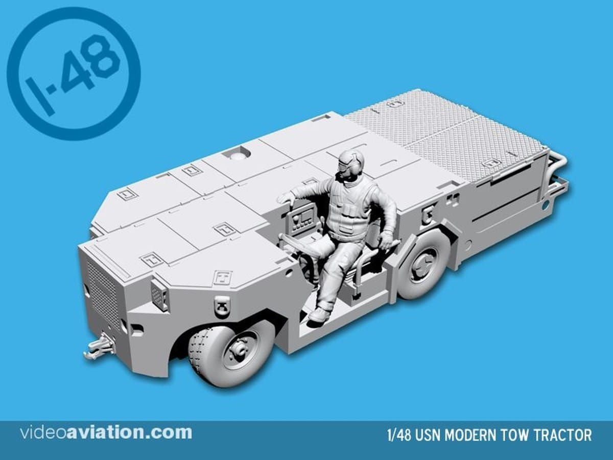 Videoaviation to Produce Final Shipboard Tow Tractor in 148 Scale STT US Navy Carrier Towing Tractor-4