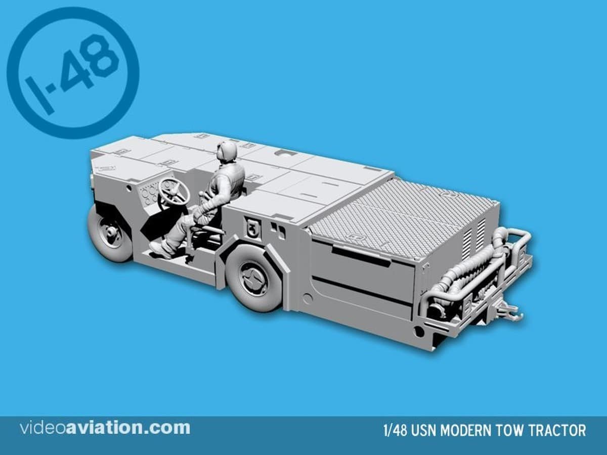 Videoaviation to Produce Final Shipboard Tow Tractor in 148 Scale STT US Navy Carrier Towing Tractor-7
