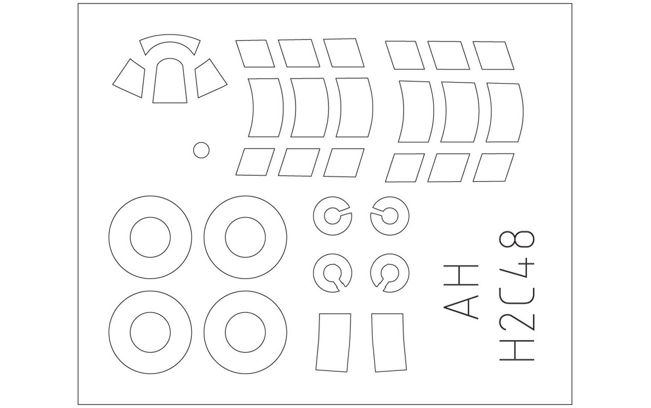 Arma Hobby 1/48 Hurricane Mk IIb Mask Set