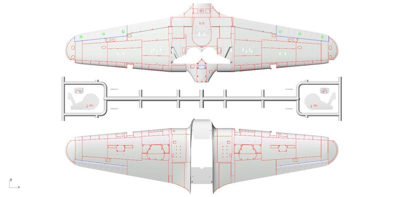 Arma Hobby 1/48 Hurricane Mk IIb CAD