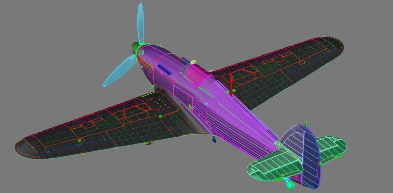 Arma Hobby 1/48 Hurricane Mk IIb CAD Drawing-2