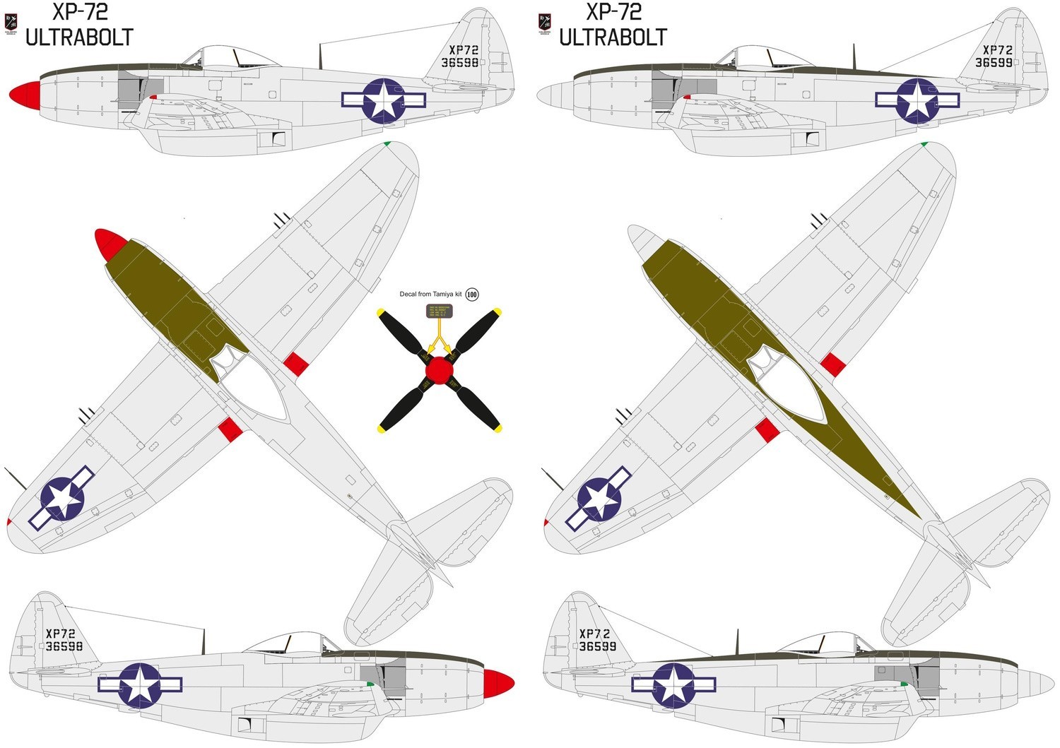 Halberd Models XP-72 Ultrabolt Painting and Marking