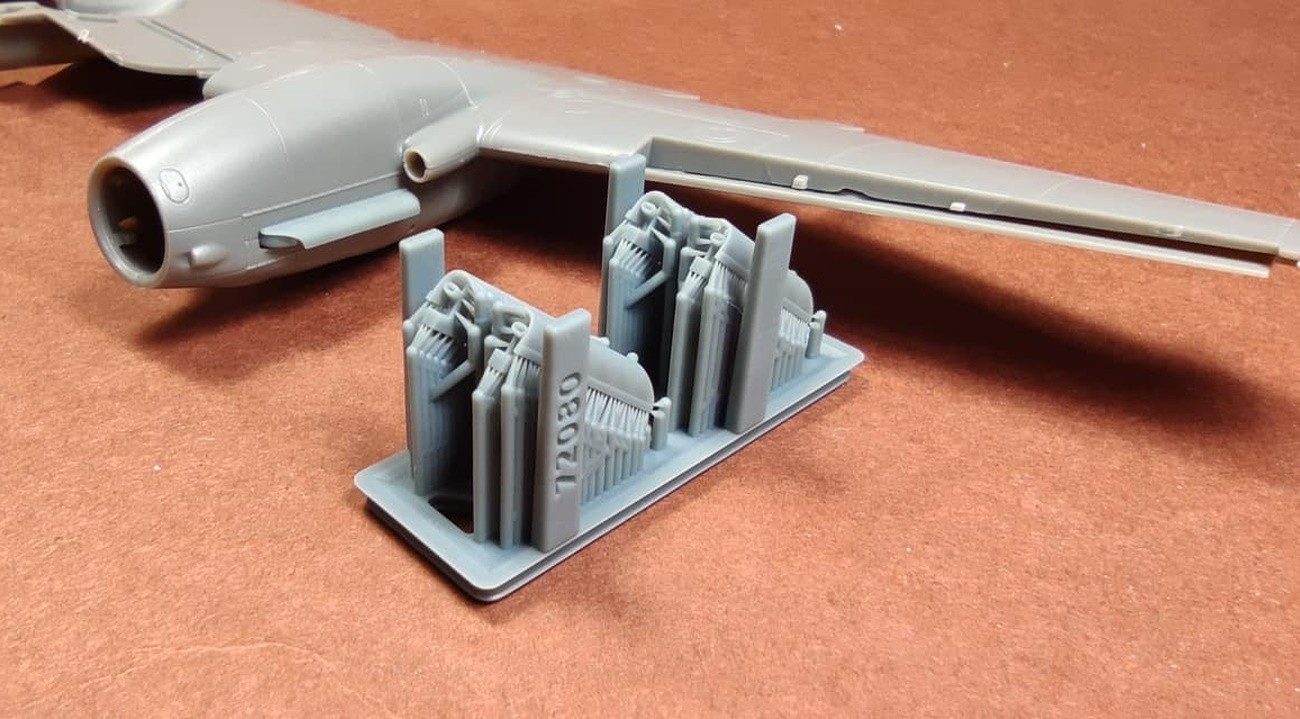 SBS Models Messerschmitt Me-410 Exhaust Prepared – 1:72 3D Print-2