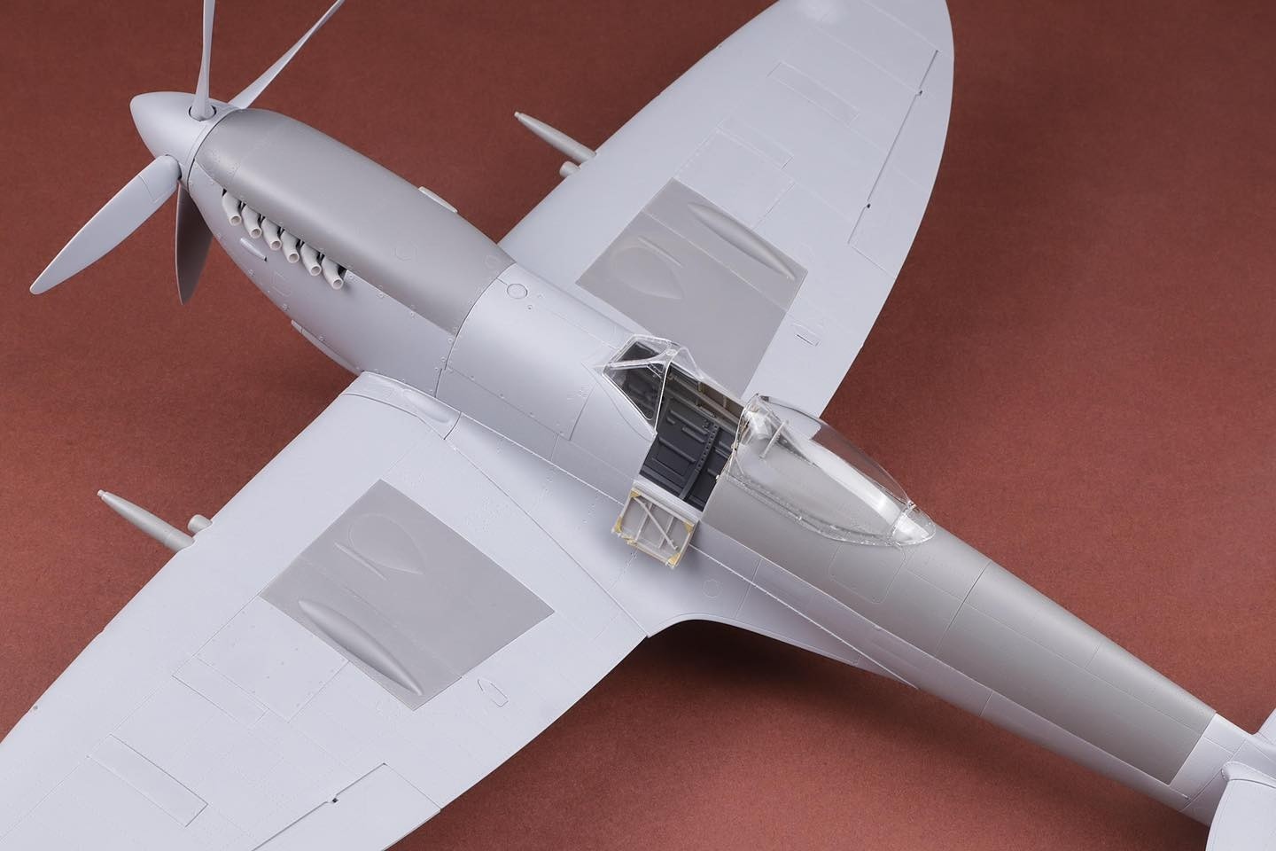 Buchon Scale Models Unveils Resin Spitfire Mk XVIe Conversion Set for Airfix 1:24 Scale Spitfire Mk.IX