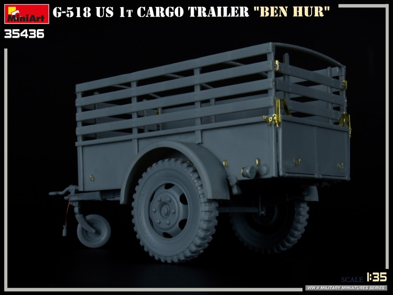 MiniArt G-518 US 1t Cargo Trailer "Ben Hur" Test Build-10