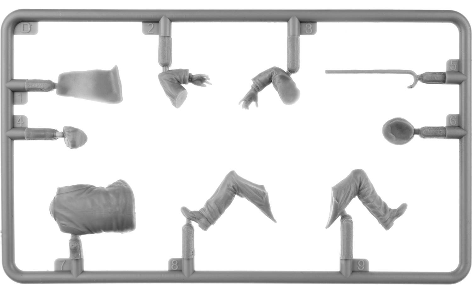 MiniArt 38078 Street Musicians 1930-40's Sprue-2