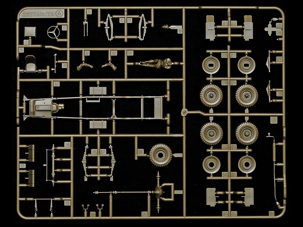 Tamiya British 2-Ton 4x2 Ambulance Sprue-2