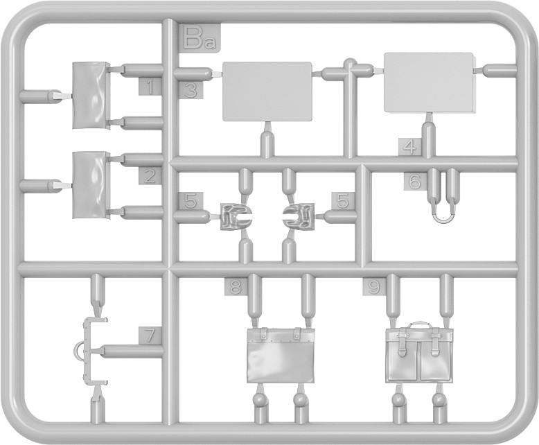 MiniArt 1/35 Refugees. Musician Family Sprue-3