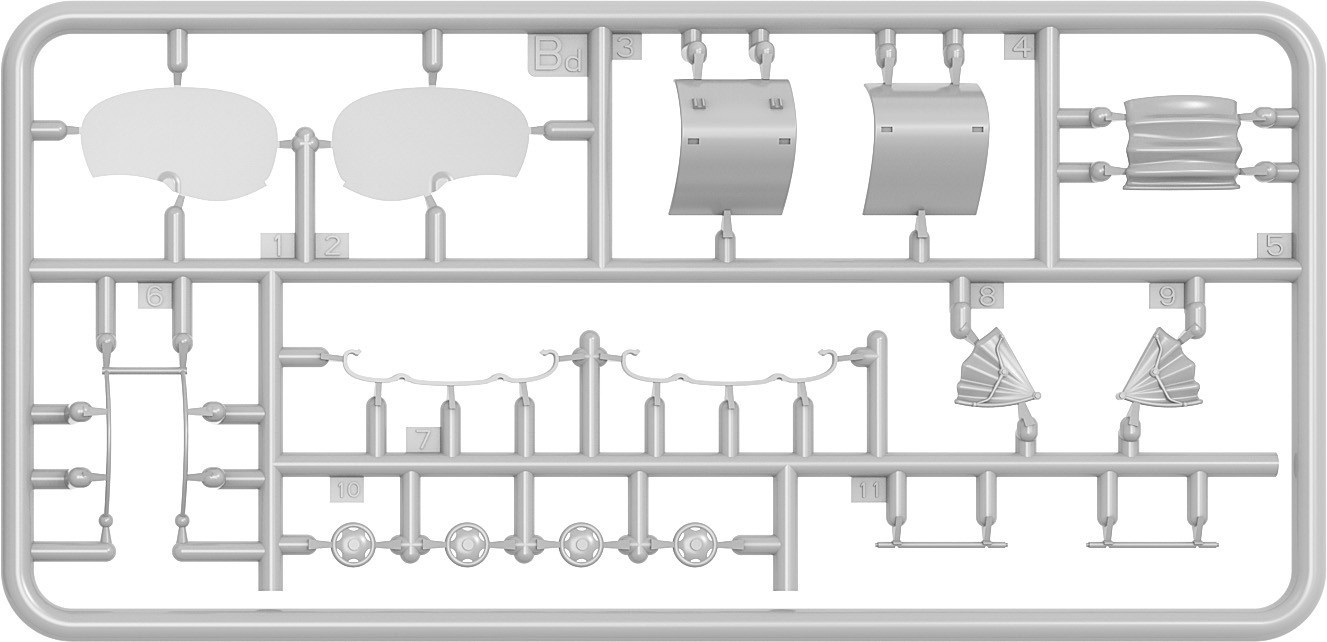 MiniArt 1/35 Refugees. Musician Family Sprue-4