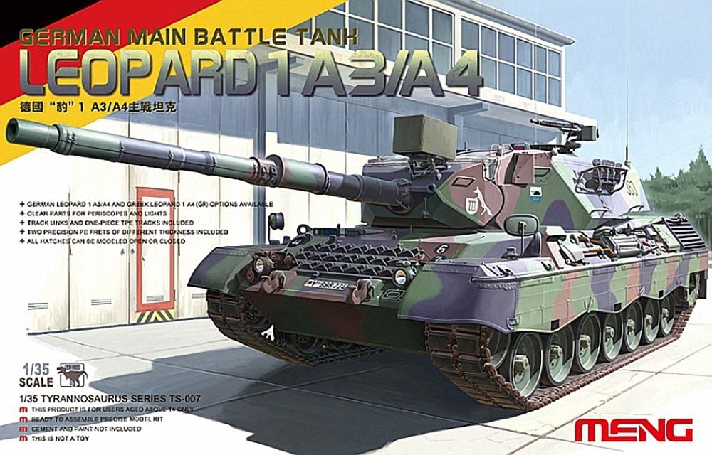 Meng Leopard 1A3-A4 Main Battle Tank