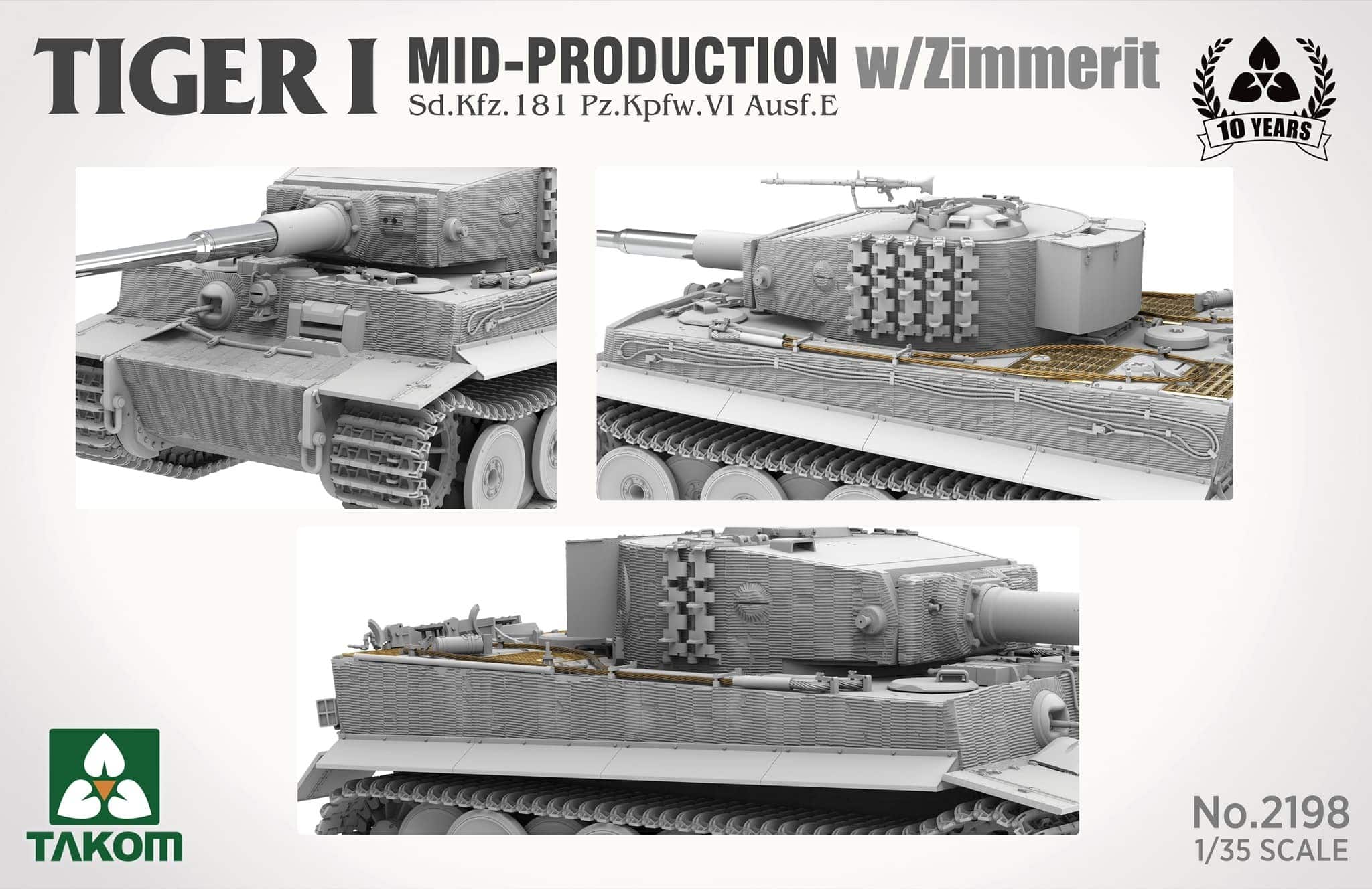Takom Celebrates 10th Anniversary with Tiger I Model with Zimmerit-2