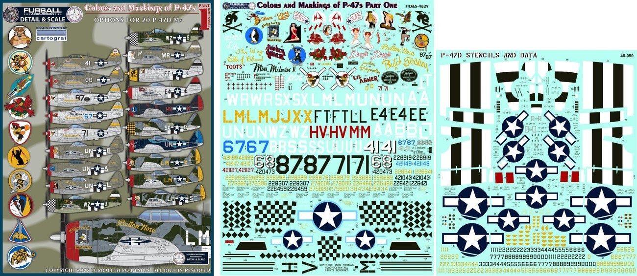 Furball Aero Design P-47D/M Decal Sets Released