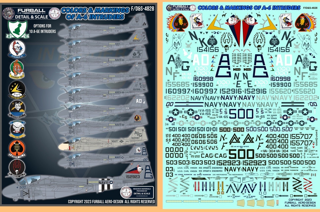 Furball Aero Design A-6 Intruder Decal Set Released