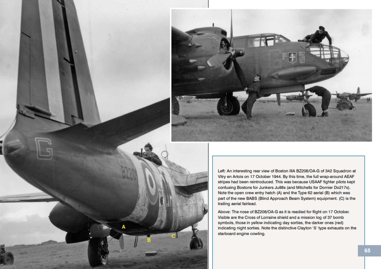 Wing Leader Takes Flight with "Boston/Havoc in RAF Service NW Europe" Page 65