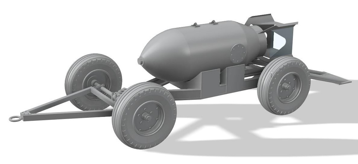 TM32002 1/32 US Military Bomb Trailer Mark 2 Mod.1 CAD-2