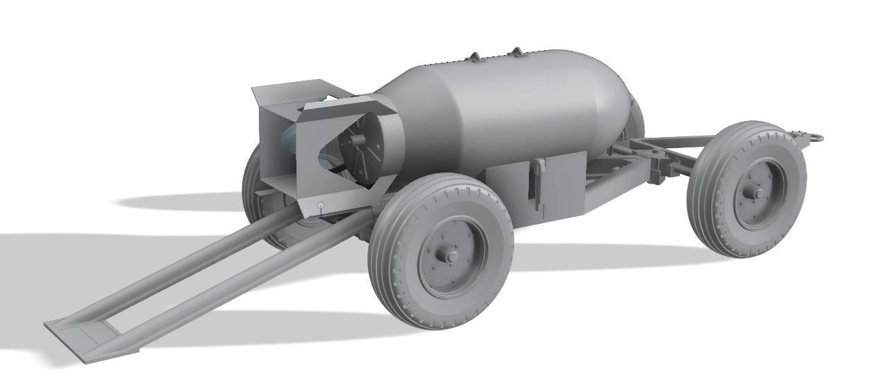 TM32002 1/32 US Military Bomb Trailer Mark 2 Mod.1 CAD-3