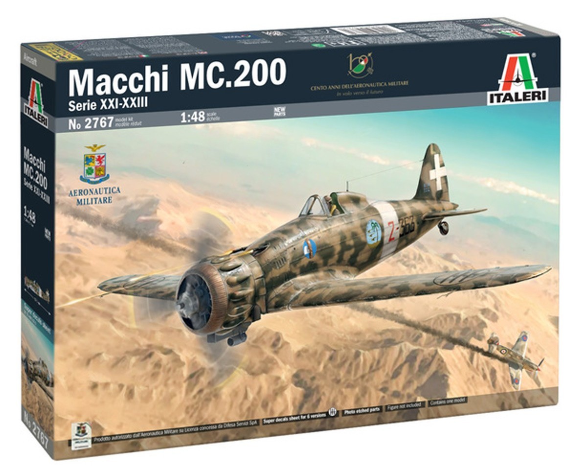 Italeri Macchi C.200 Serie XXI-XXIII Box