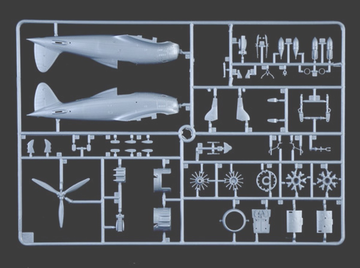 Italeri Macchi C.200 Serie XXI-XXIII Sprue-1