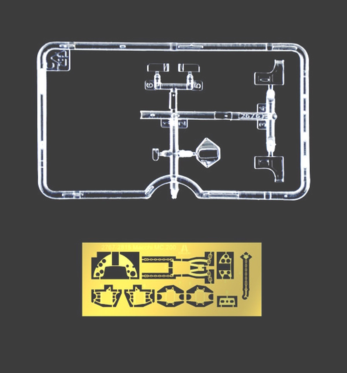 Italeri Macchi C.200 Serie XXI-XXIII Clear parts and Photoetched set