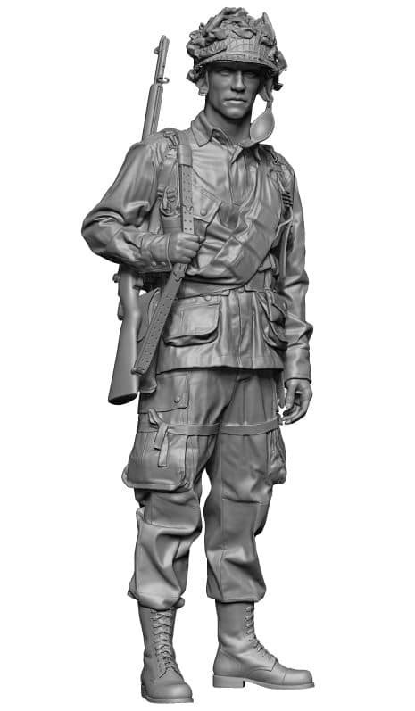 HS35071 WW2 US Para rifleman "Carentan"