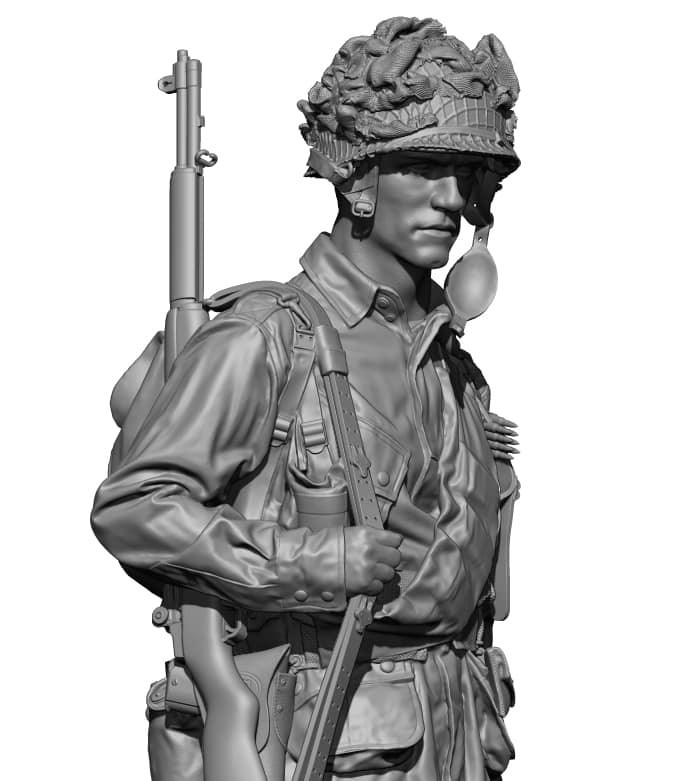 HS35071 WW2 US Para rifleman "Carentan"-2