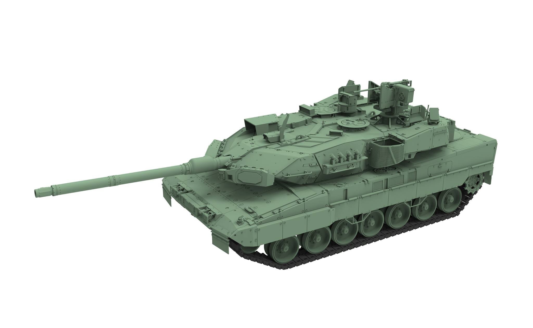 Amusing Hobby 1/35 Scale Leopard 2A8 CAD-3