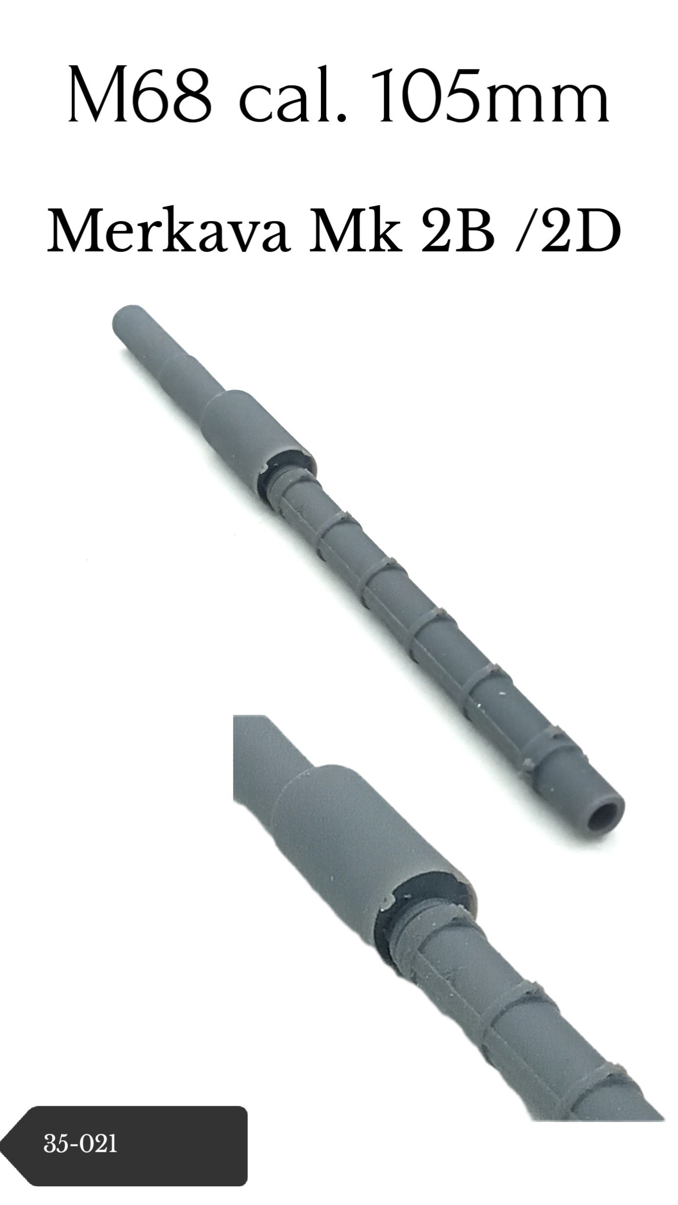 Microworldtg 1/35 Scale M68 cal. 105mm Merkava Mk 2B/2D