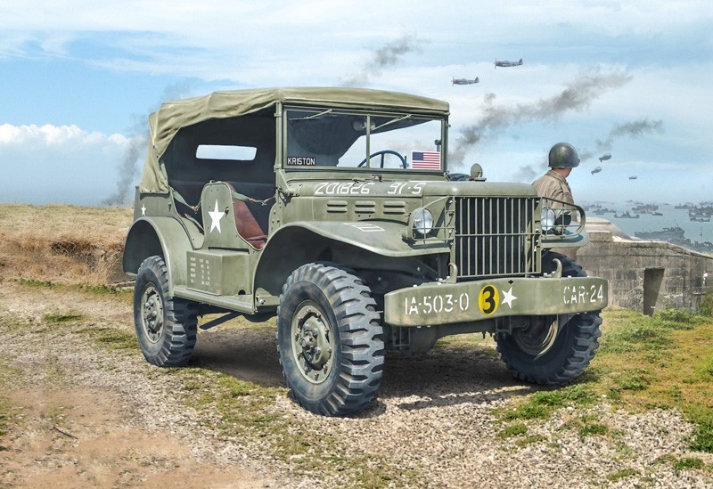 Italeri Dodge WC-56/57 Command Car Reissued Art