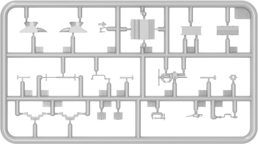 MiniArt 49011 Garage Workshop Sprue-5