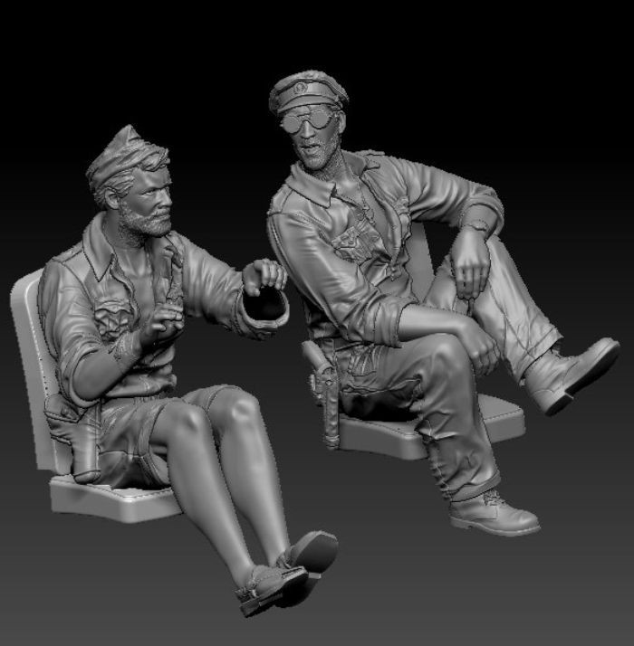 Thunder Model 1/35 LRDG F30 Patrol truck Bonus Editions Figures