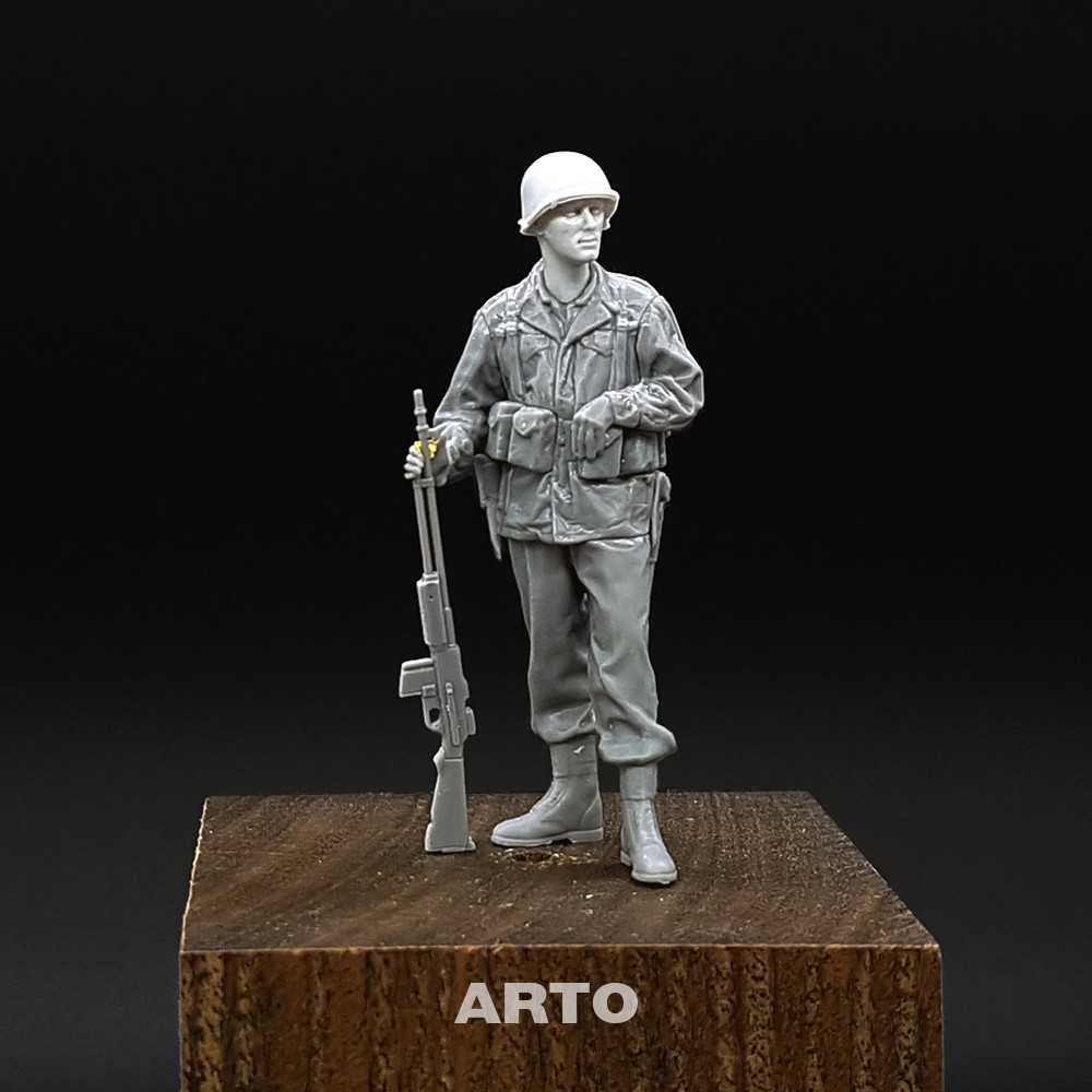 ARTO AH35005 U.S M1 helmet heads for Tamiya 35379-5