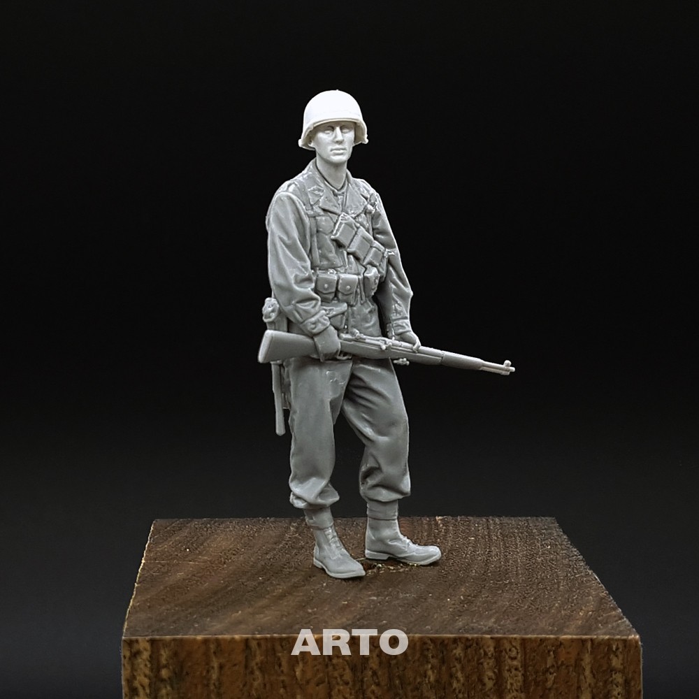 ARTO AH35005 U.S M1 helmet heads for Tamiya 35379-6