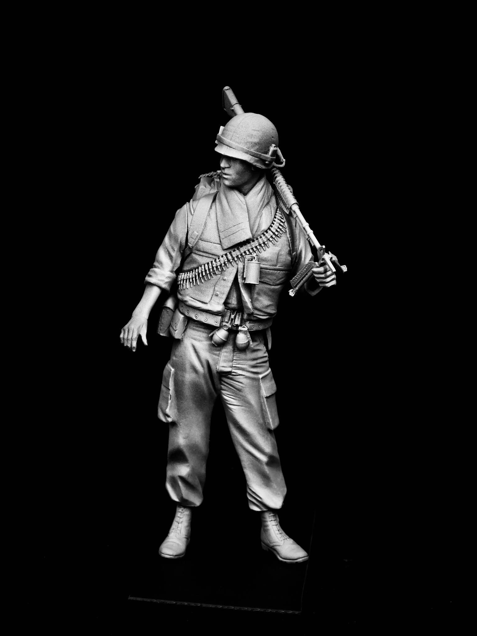 Mitches Military Models: US M60 Gunner, Vietnam-6