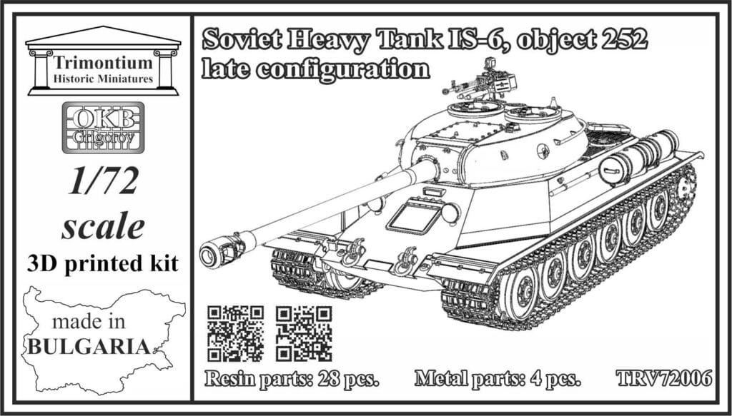 OKB Grigorov: Soviet Heavy Tank IS-6 (Late)