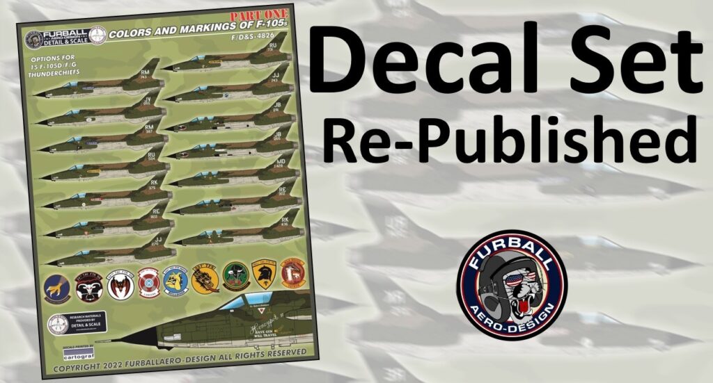 Out Again: Colors and Markings of F-105s PT1
