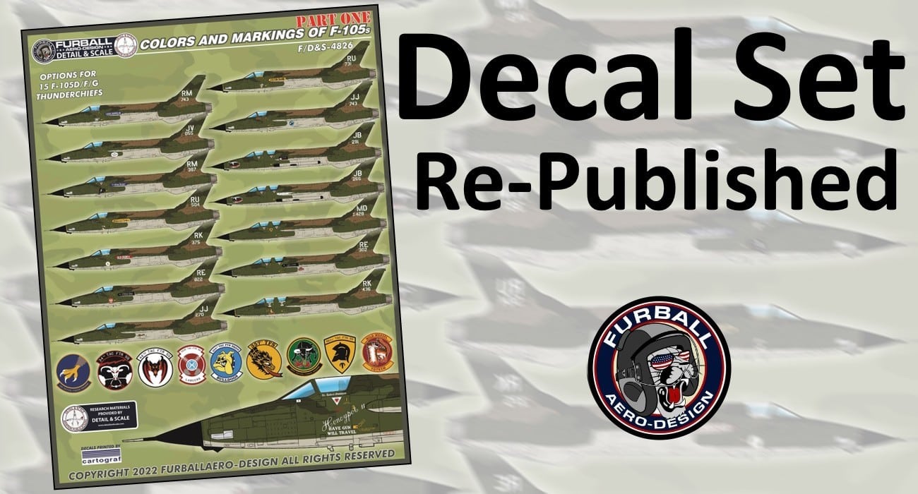 Out Again: Colors and Markings of F-105s PT1