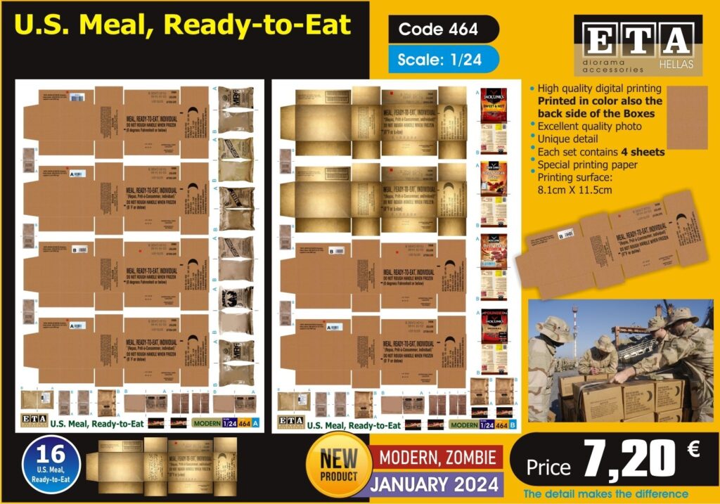 1-24 scale Russian & U.S MRE-2