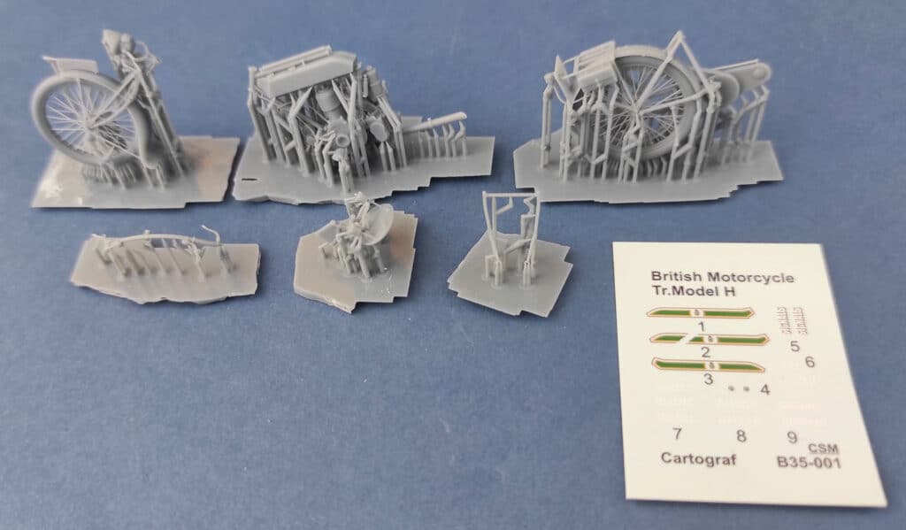 1-35 British Motorcycle Tr.Model H 3D part-1