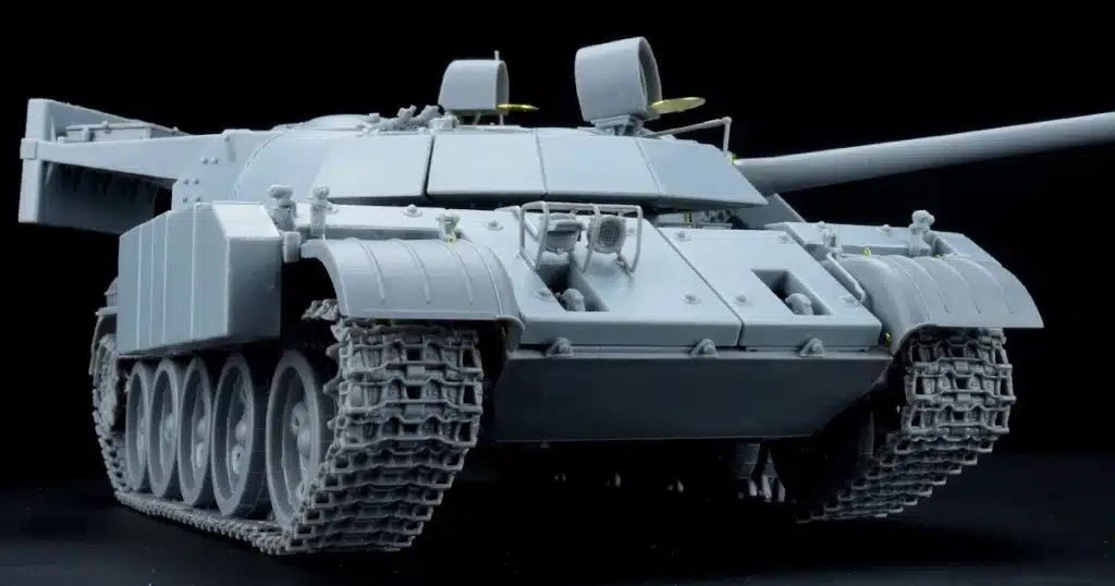 MiniArt's 35th scale T-55 Iraqi T-55 AL FAW/Enigma. Soviet Made Base