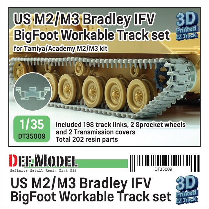 DT35009 US M2/M3 Bradley IFV BigFoot Workable Track set