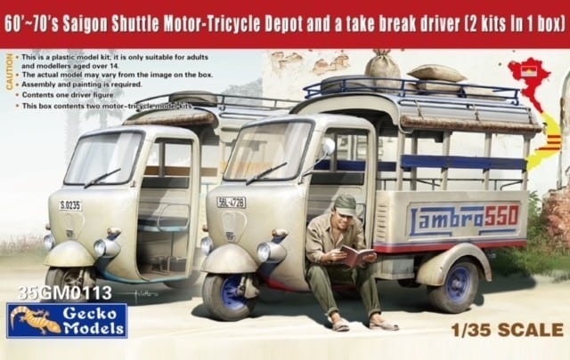 Gecko: Saigon Shuttle Motor-Tricycle