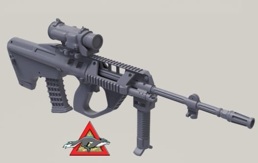 Grey Fox Concepts: EF88 Austeyr w/F2 SpectreDR sight