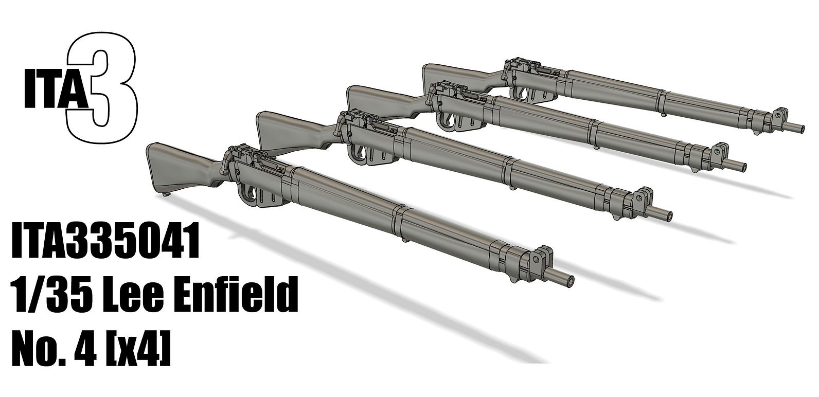 ITA335041 Lee Enfield No.4 [x4] 1/35