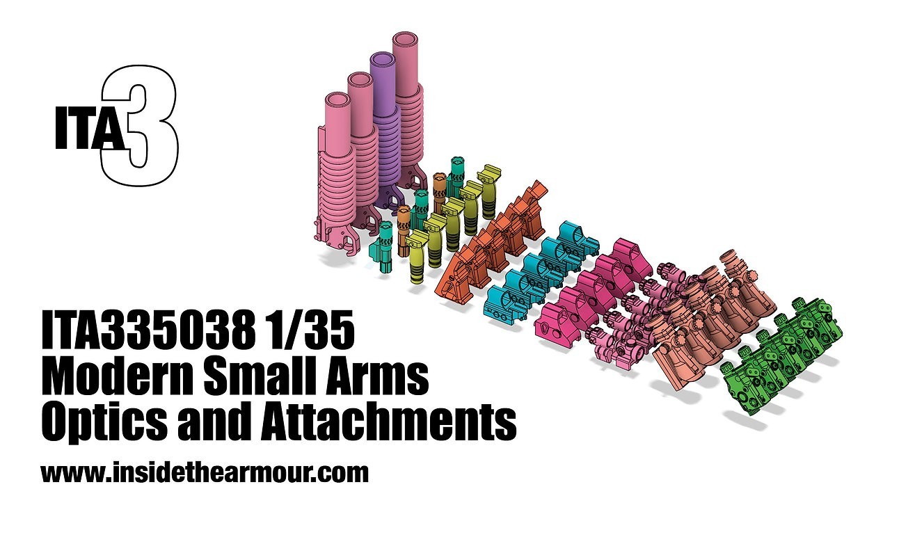 ITA335038 Modern Small Arms Optics and Accessories 1/35