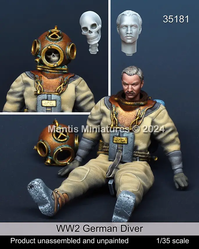 35181 WW2 German Diver