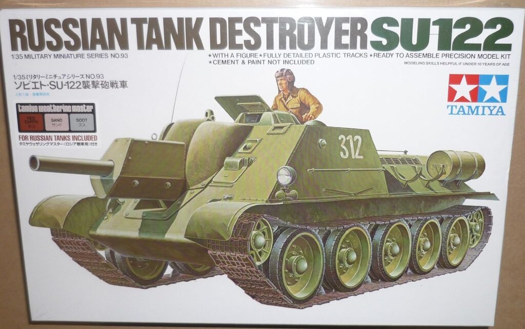Tamiya 89798 1/35 Russian Tank Destroyer SU-122 w/Master Set