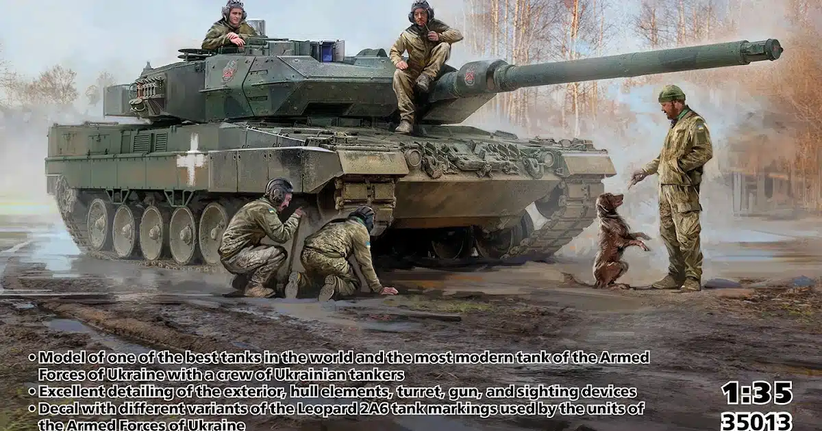 ICM 1/35th Scale Leopard 2A6 with Crew: The Modelling News