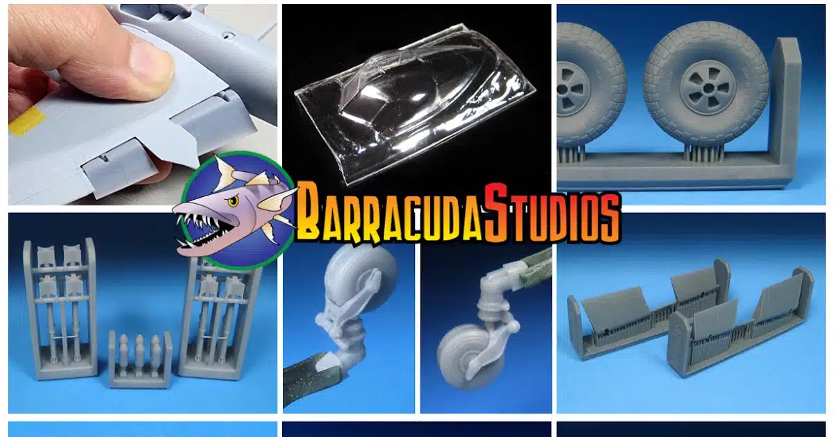 Barracuda Studios ten sets of two-scale Mossie, Sea Fury & Yak to upgrade your Mossie...