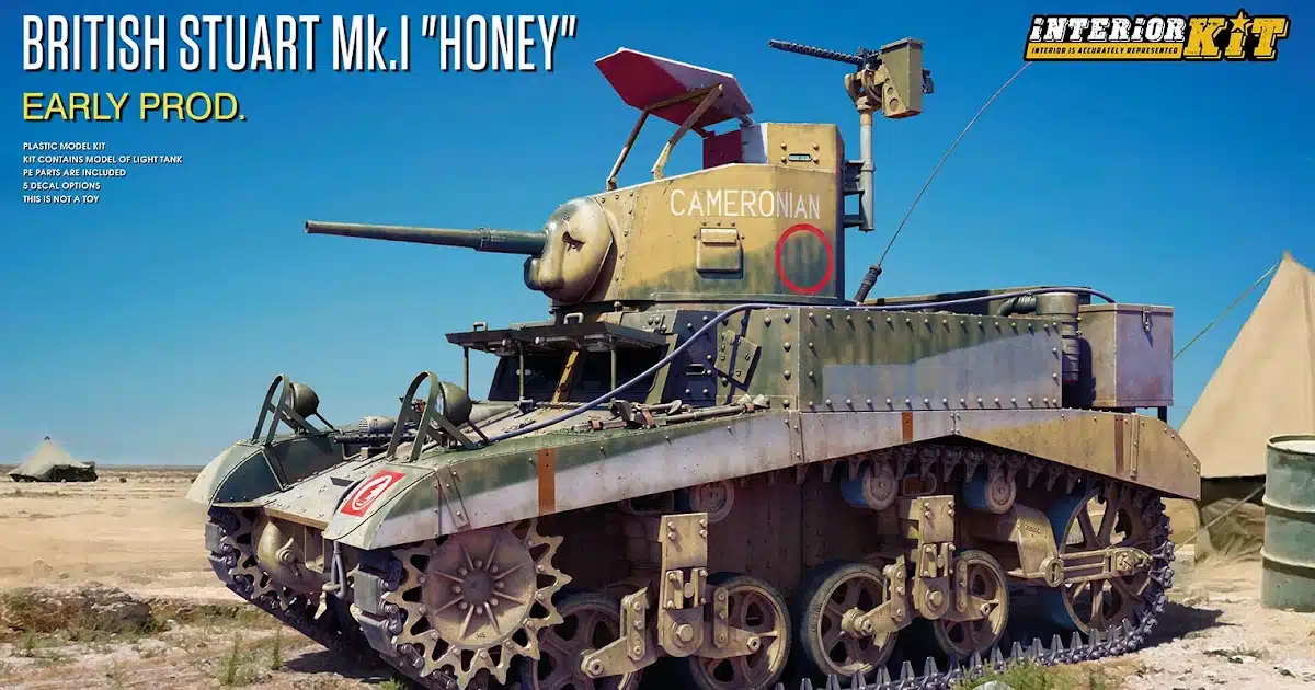 MiniArts British Stuart MK.I Early Prod. Interior Kit.
